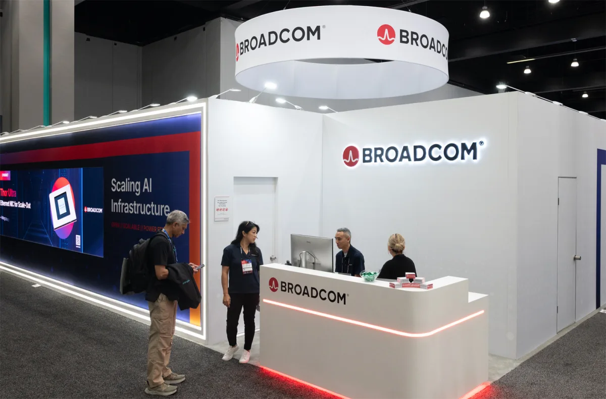 Broadcom на выставке