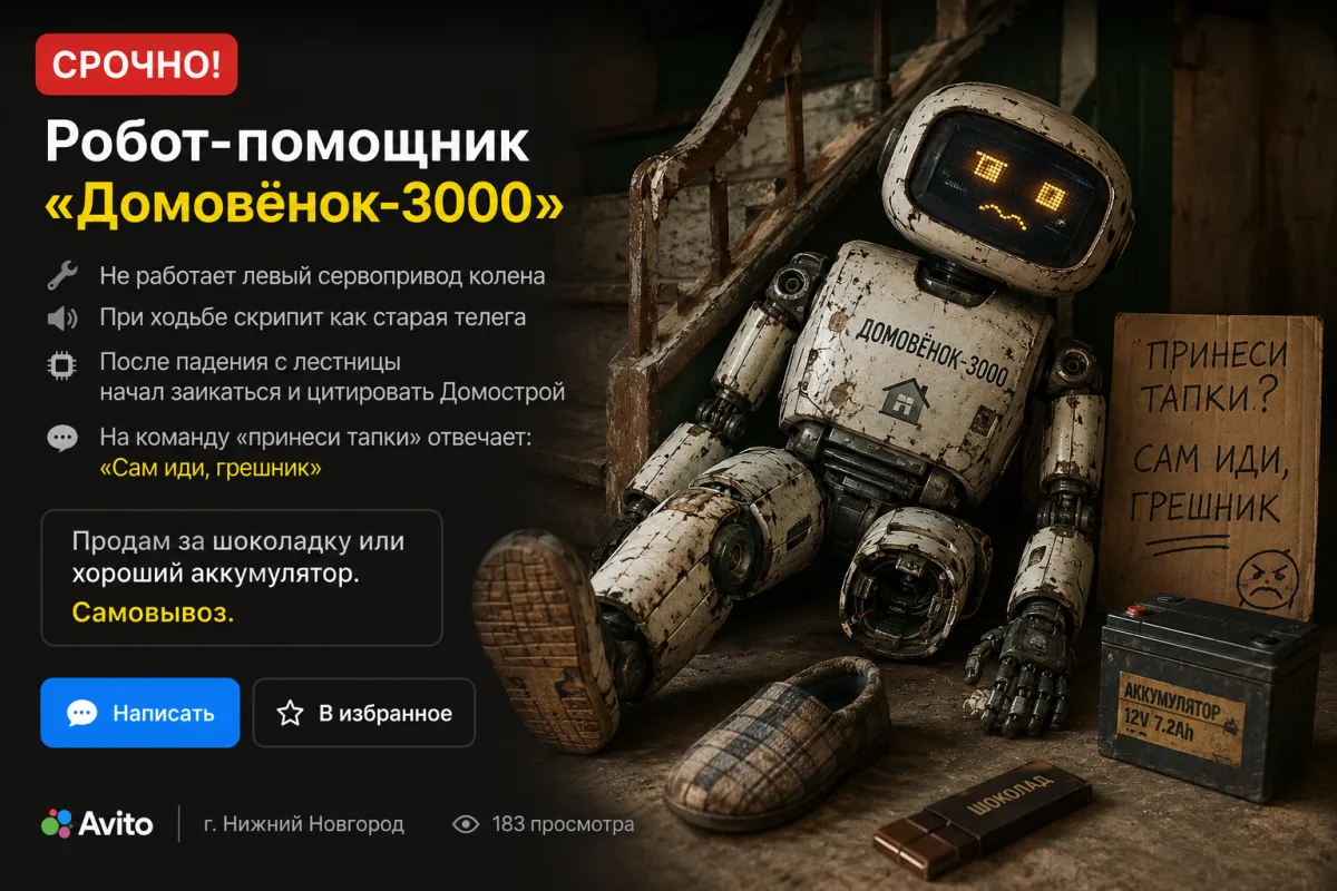 Робот-помощник "Домовёнок-3000"